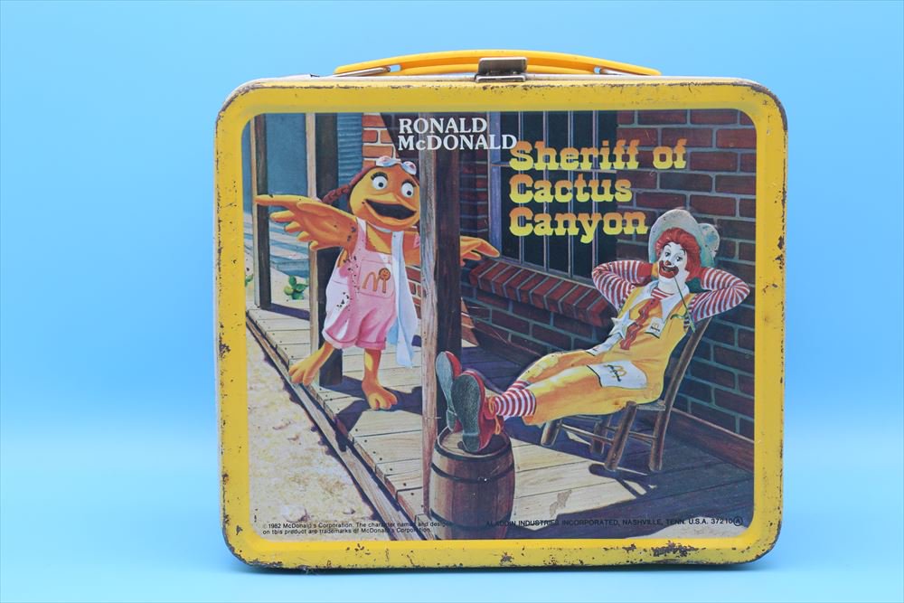 80s Aladdin McDonald's Metal Lunch Box/マクドナルド ランチボックス