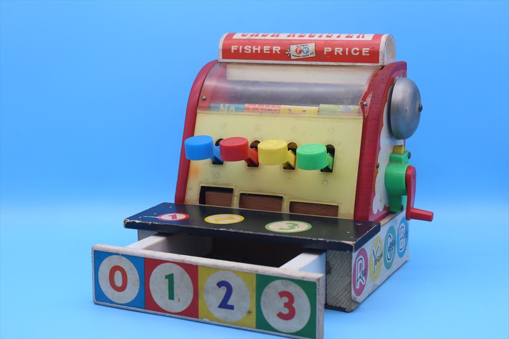 FISHER-PRICE TOYS CASH REGISTER/60s レジスター/ヴィンテージ