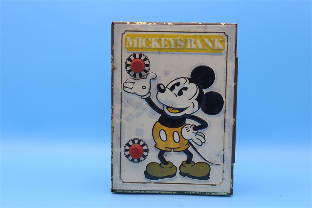 70s Frickeu0026Nacke Walt Disney Mickey's Bank/ディズニー 貯金箱/ヴィンテージ