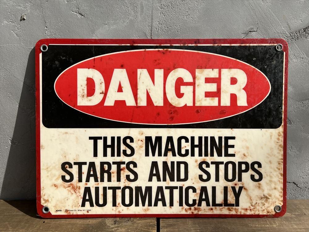 ☆黒DANGER! 看板・ヴィンテージ・ホーローサイン☆ ☆黒DANGER! 看板・ヴィンテージ・ホーローサイン 黒DANGER