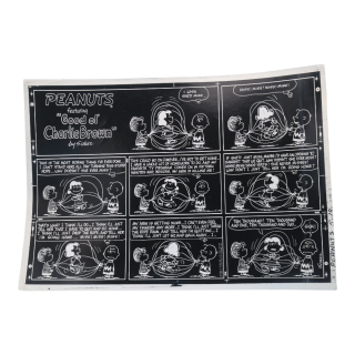 Vintage Projected Peanuts Prod/Peanuts Comic Strips NEGATIVE PRINT/ԡʥå ͥƥ 