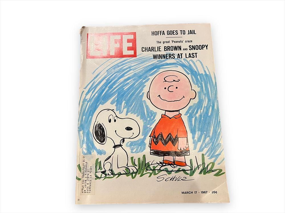 1967年 LIFE Magazine/スヌーピー チャーリーブラウン 表紙