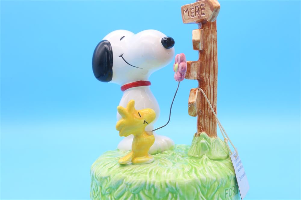 80s Schmid SNOOPY Which Was Is Mothe Music Box/ピーナッツ