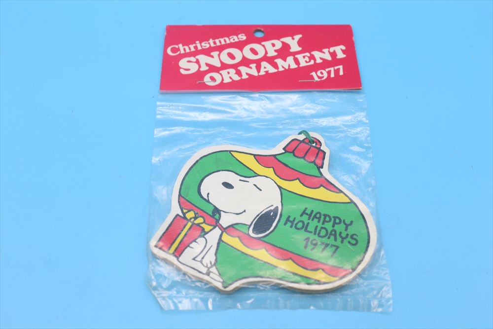 1977年 Determined スヌーピー クリスマス オーナメント/HAPPY HOLIDAYS 1977/174997667