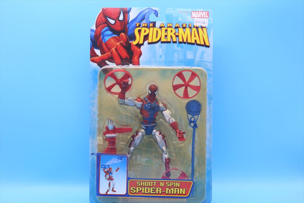 TOYBIZ THE AMAZING SPIDER-MAN/SHOOT'N SPIN Spider-Man