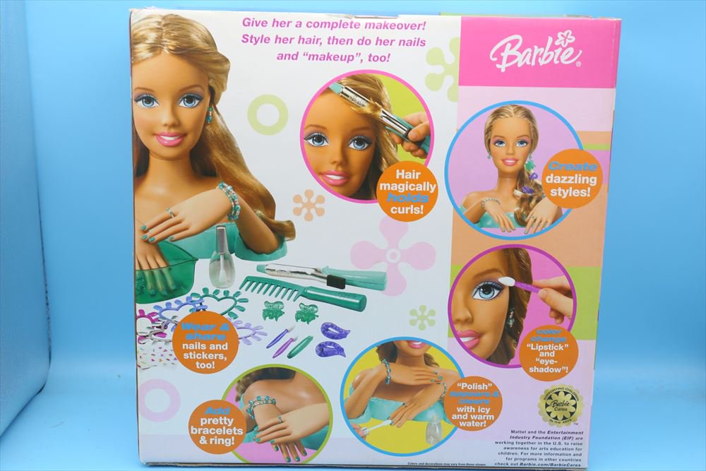 2003 Mattel Barbie Styling Head-Primp u0026 Polish/バービー スタイリングヘッド