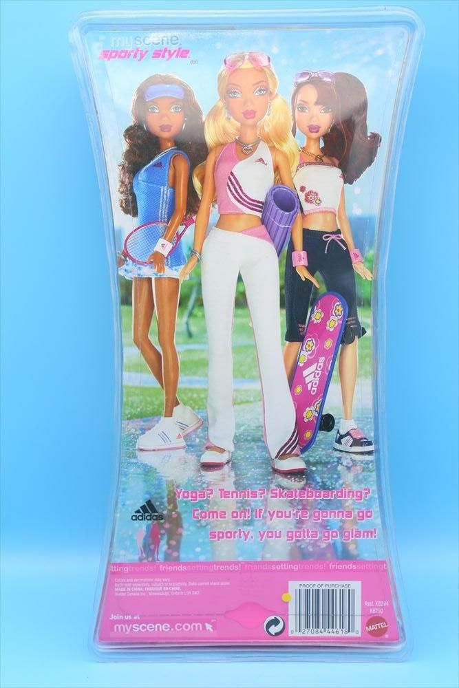 2006 Mattel Barbie My Scene Sporty Style Adidas Kennedy Doll