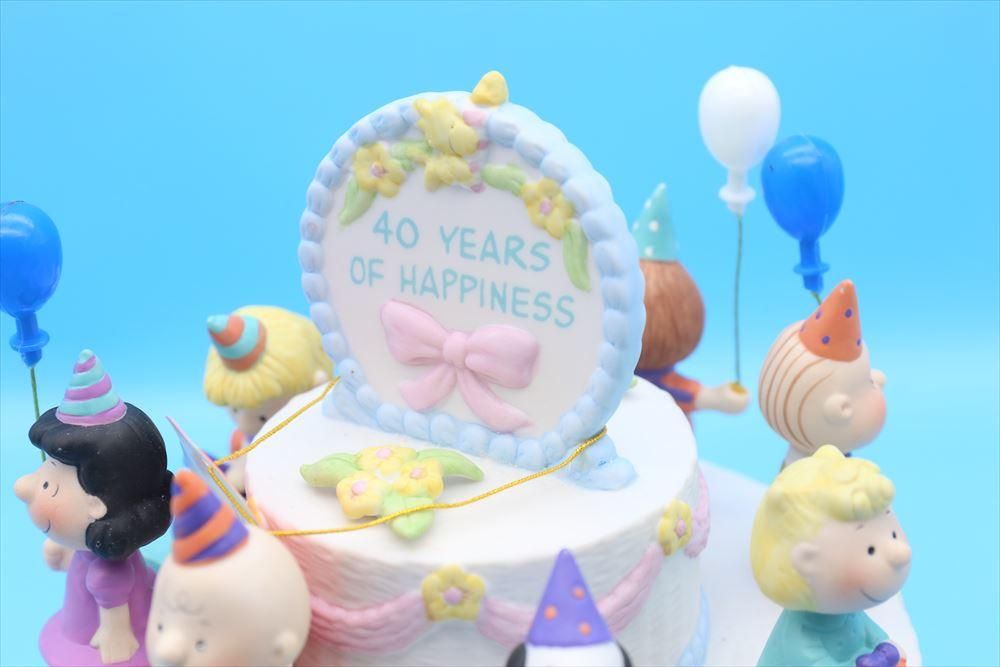 90s Willitts 40YEARS OF HAPPINESS CAKE MUSIC BOX/40周年記念 90s Willitts 40YEARS OF HAPPINESS CAKE MUSIC BOX/40周年記念