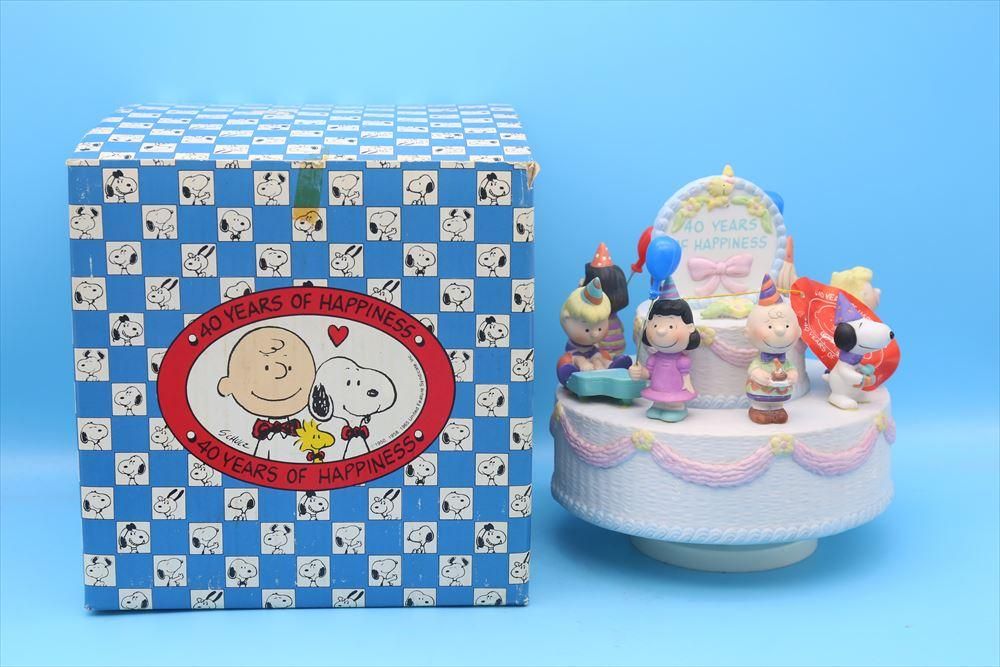 スヌーピー（PEANUTS）1990年リリース誕生40周年記念オルゴール スヌーピー（PEANUTS）1990年リリース誕生40周年記念オルゴール
