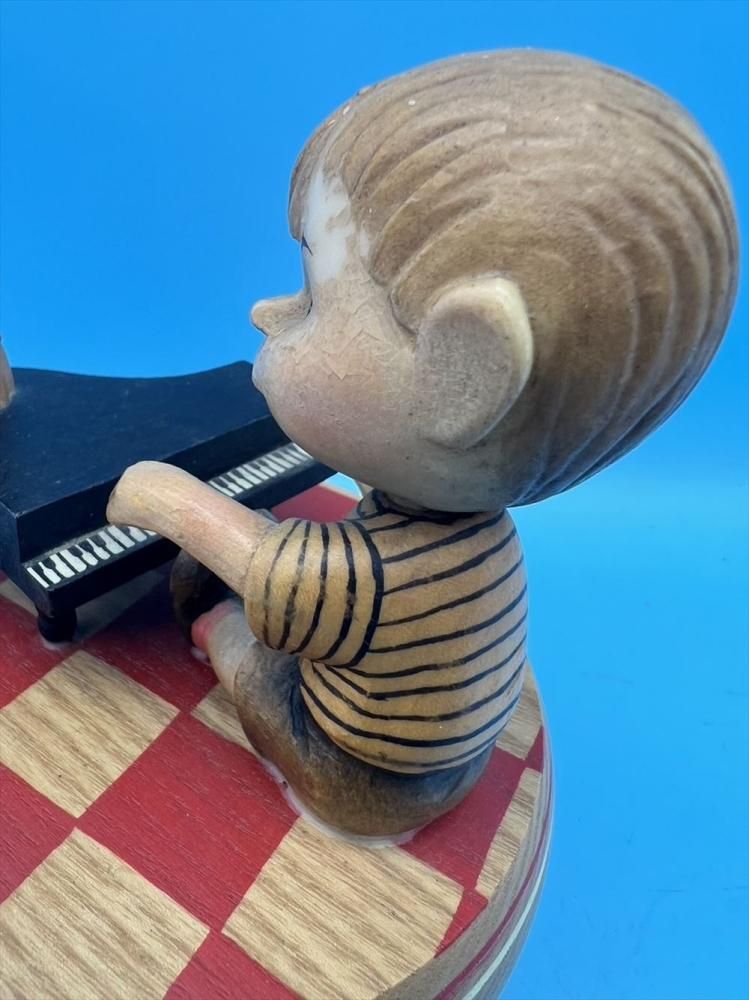 60s Anri Wooden Music Box/シュローダー with ピアノ/アンリ