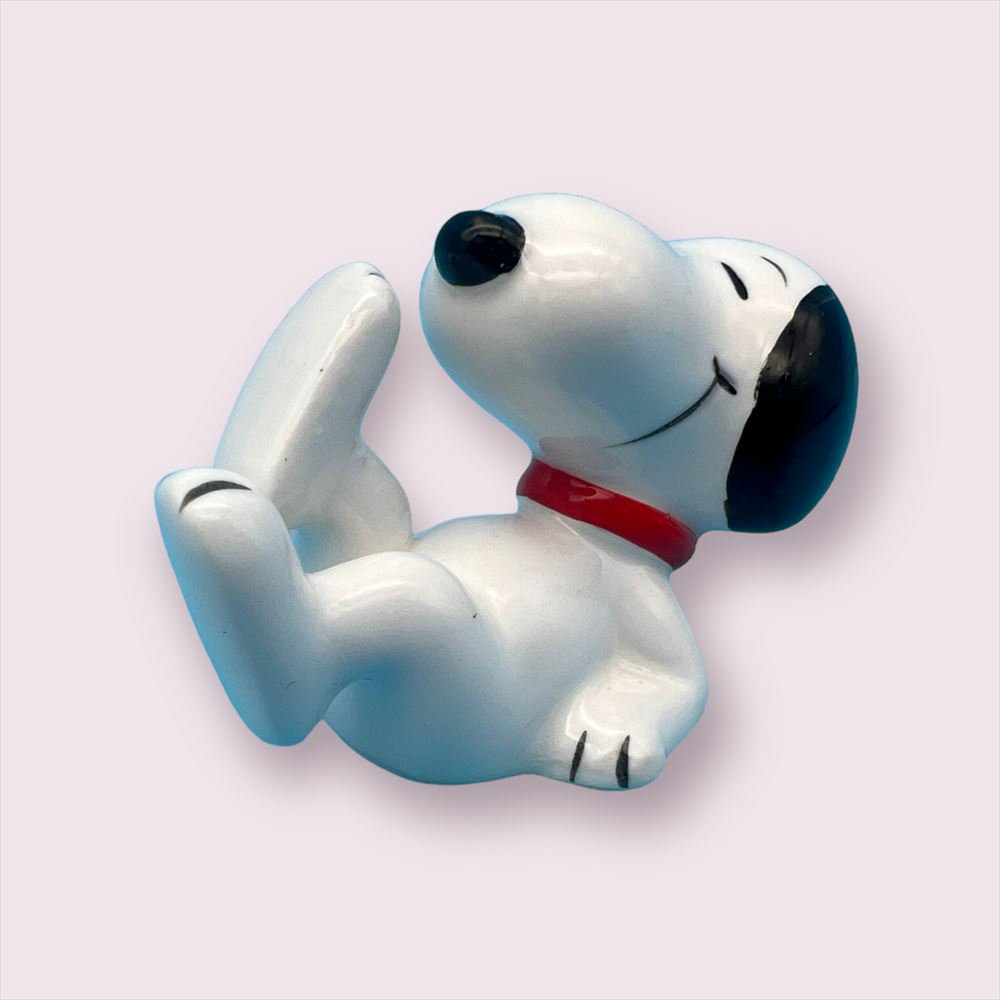 80s Determined Snoopy Tumbling Figure/スヌーピー セラミック 