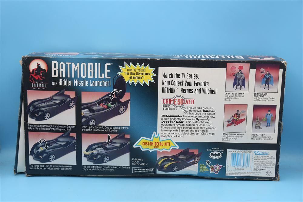 90s Kenner BATMAN Batmobile WITH Hidden Missile Launcher 90s Kenner BATMAN Batmobile WITH Hidden Missile Launcher