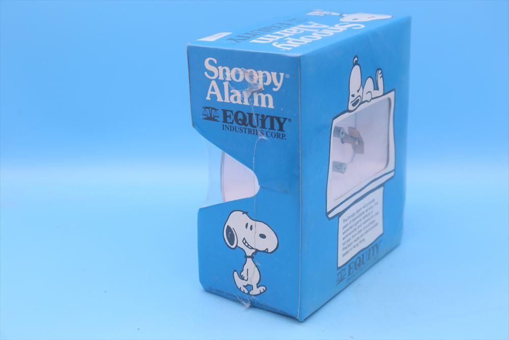 ビンテージ　スヌーピー　目覚まし時計　箱あり ビンテージ スヌーピー 目覚まし時計 箱あり 80s Equity Snoopy Alarm