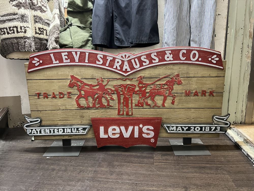 Levi’s ストアディスプレイ サイン/リーバイス 大型 看板
