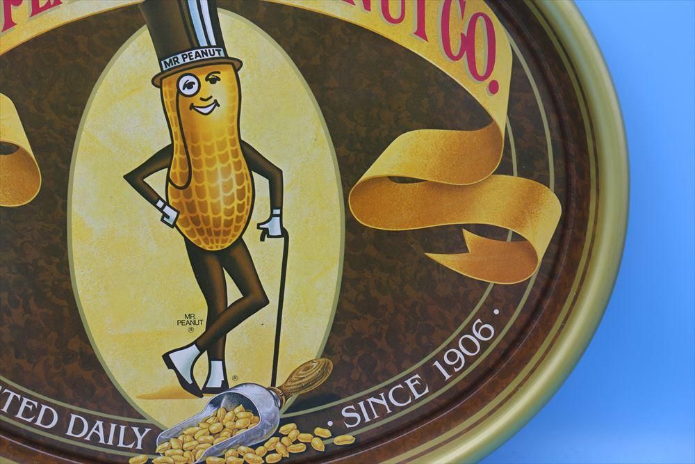 Vintage Planters Mr. Peanut Metal Oval Tray/ミスター Vintage Planters Mr. Peanut Metal Oval Tray/ミスター