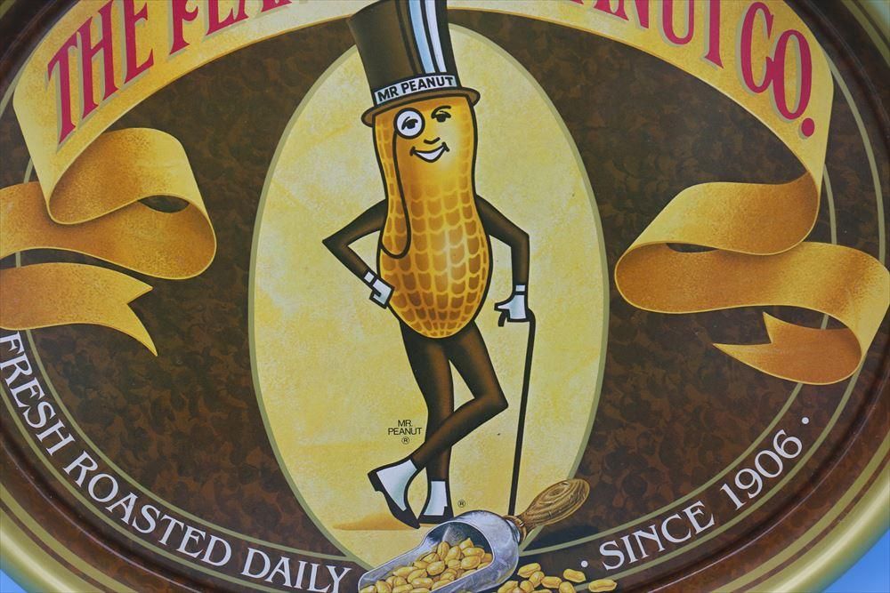 Vintage Planters Mr. Peanut Metal Oval Tray/ミスター Vintage Planters Mr. Peanut Metal Oval Tray/ミスター