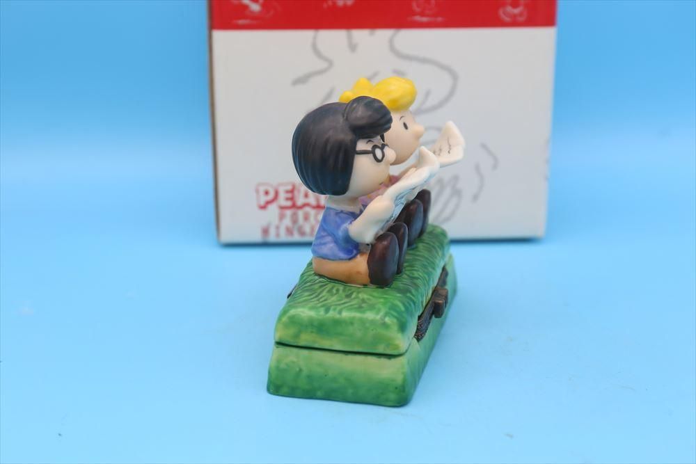Flambro Imports社製 Peanuts Trinket Box/マーシー&サリー