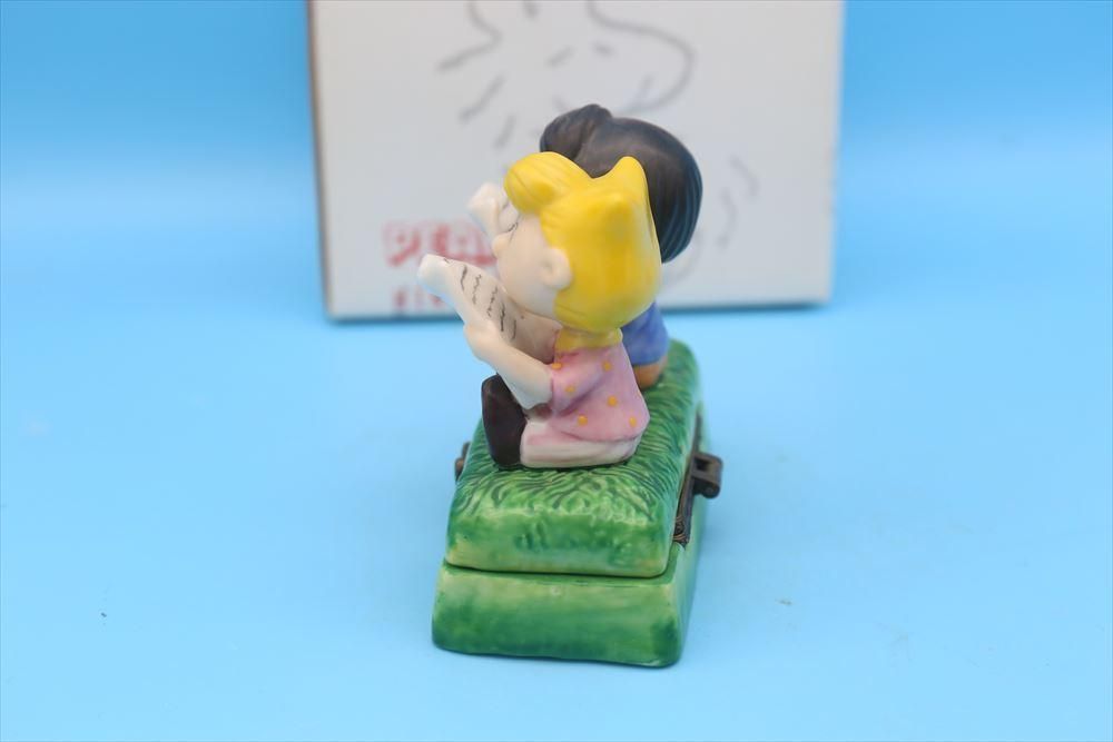 Flambro Imports社製 Peanuts Trinket Box/マーシー&サリー
