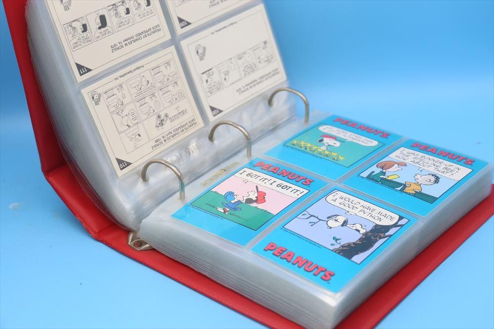 ファッションの Vintage スヌーピー トレーディングカード アルバムセット/200枚以上 ピーナッツ、スヌーピー