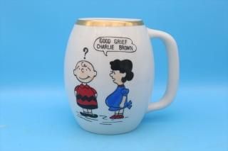 70s GOOD GRIEF CHARLIE BROWN Beer Mug/ơ ƫ ޥ
