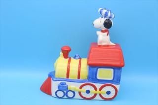 90s Willitts Designs Snoopy Ceramic Locomotive Bank/̡ԡ Ȣ