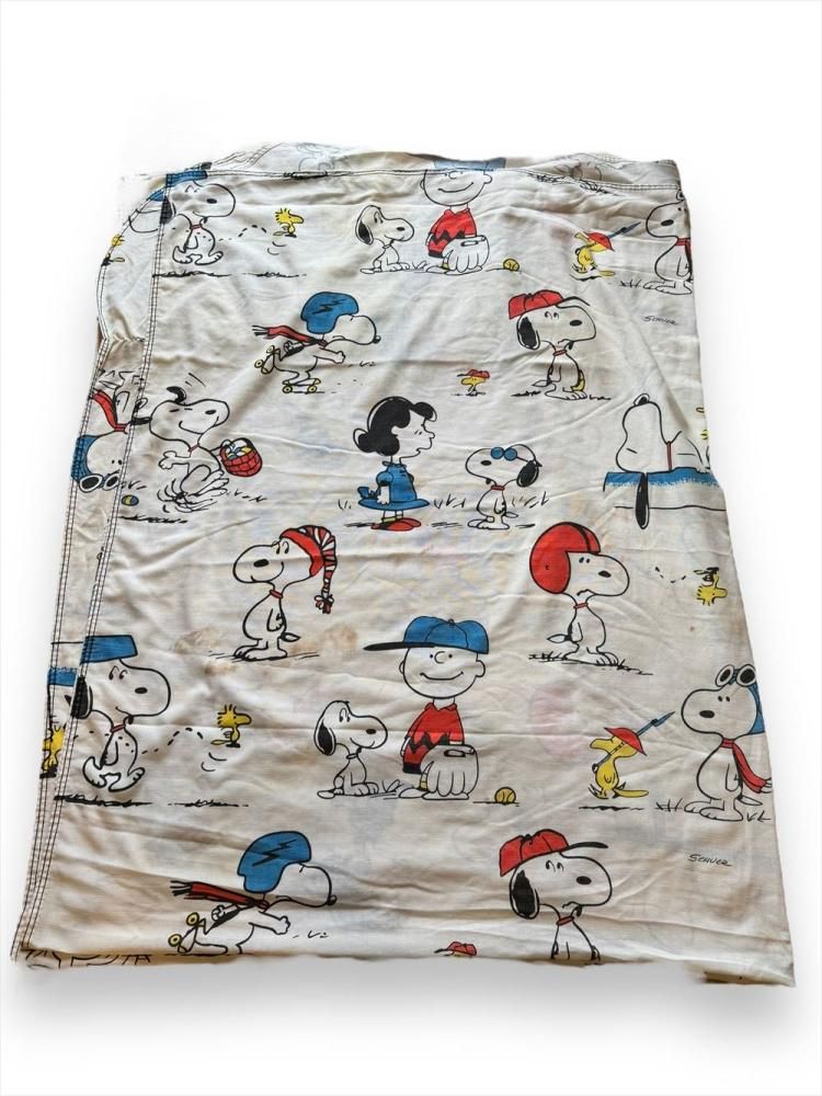 最低価格の Vintage Peanuts Bedspread/ピーナッツ スヌーピー ベッドスプレッド ピーナッツ、スヌーピー