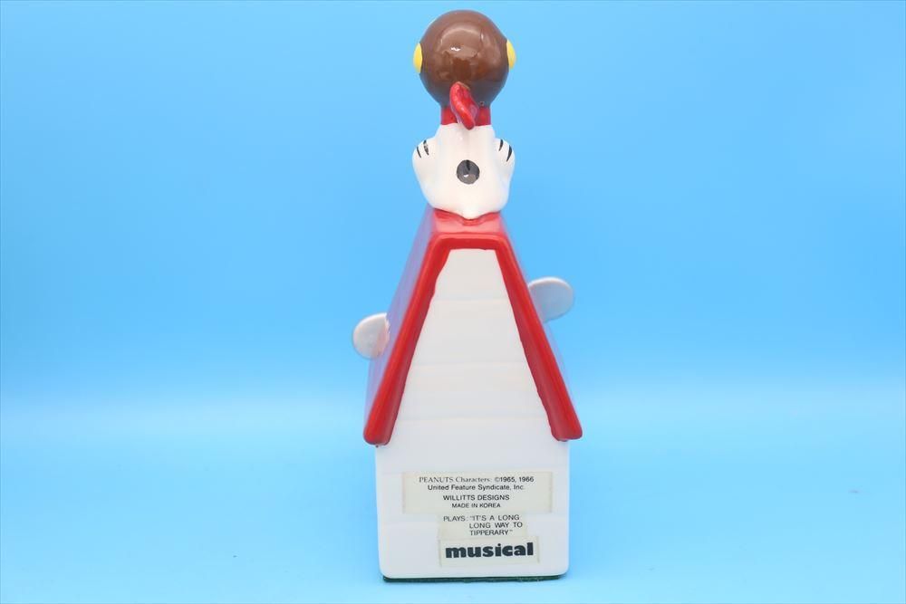 1988 Willitts Peanuts Snoopy Flying Ace music box/スヌーピー 1988 Willitts Peanuts Snoopy Flying Ace music box/スヌーピー