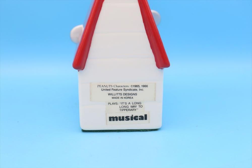 1988 Willitts Peanuts Snoopy Flying Ace music box/スヌーピー 1988 Willitts Peanuts Snoopy Flying Ace music box/スヌーピー