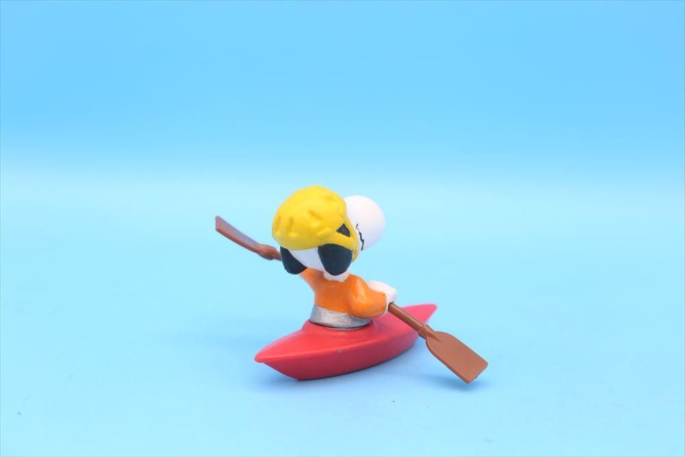スヌーピー カヤック フィギュア 80s Determined スヌーピー PVC フィギュア/Olympic カヤック