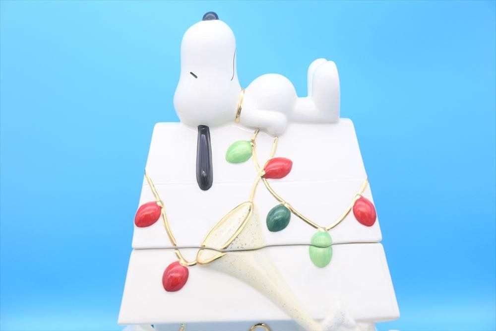 Lenox Peanuts Snoopy Christmas Cookie Jar/レノックス Lenox Peanuts Snoopy Christmas Cookie Jar/レノックス