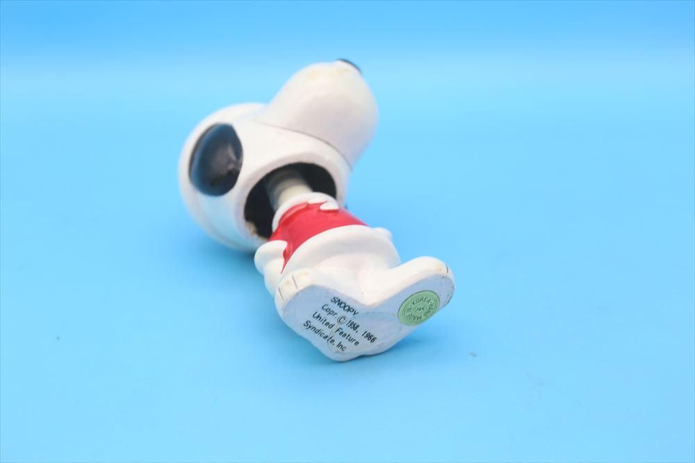 バーゲンで 70s 首振り サンタ Bobblehead/スヌーピー SNOOPY Determined スヌーピー