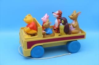 70s SEARS Winnie the Pooh Shape Fitter Truck/くまのプーさん シェイプ フィッター トラック