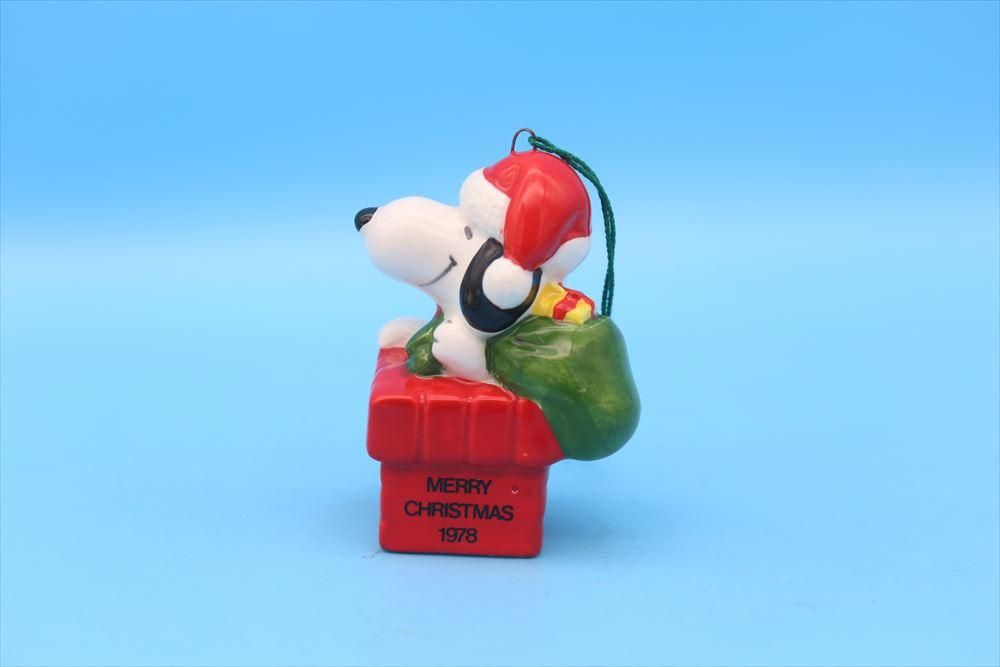 70s Determined Snoopy Christmas 1978 ornament/スヌーピー