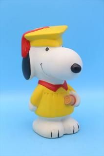 80s  Danara Snoopy Graduation cap & gown Coin Bank/ơ ̡ԡ Ȣ