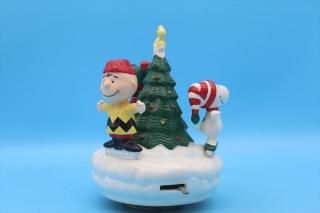 1988 Willitts Peanuts ice skate music box/̡ԡ  르
