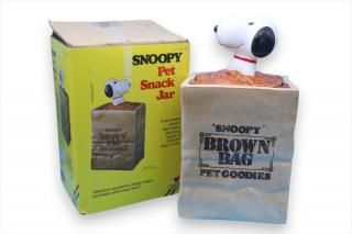 80s Con agra Snoopy Pet Snack Jar/̡ԡ å㡼/ꥸʥܥåդ