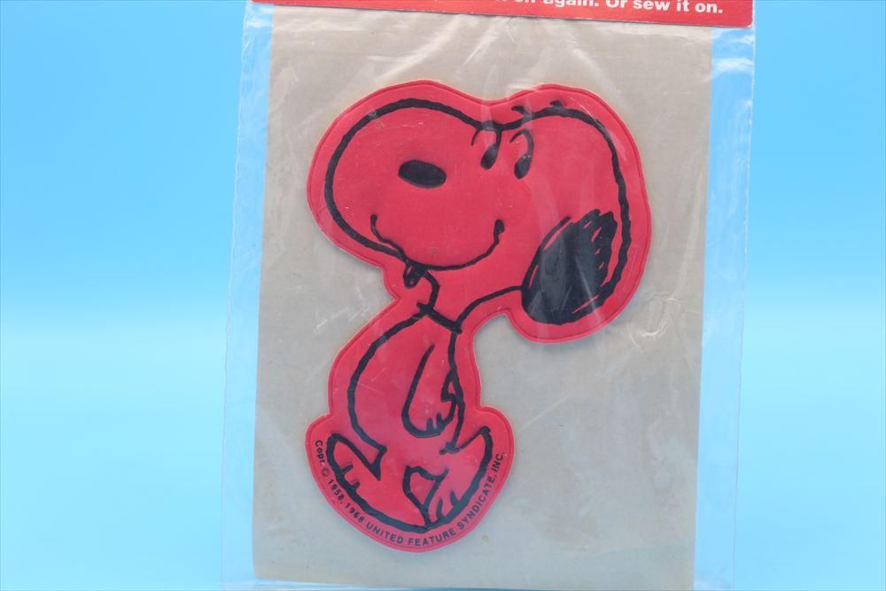 【中古】 Snoopy Determined 70s Stick Patch/ヴィンテージ on 置物