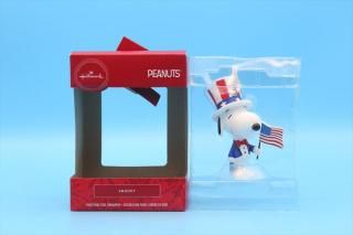 Hallmark SNOOPY Ornaments /Patriotic Uncle Sam