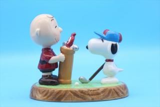 Flambro Imports Peanuts Snoopy & Charlie Brown Golfer