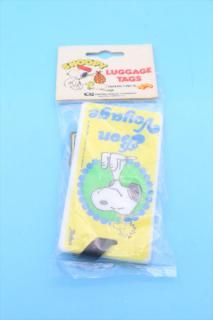 70s AVIVA Snoopy Luggage Tag /ơ ̡ԡ ʪ/̤