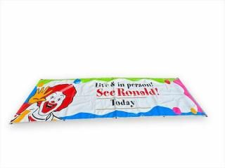 ޥɥʥ  Хʡ/Live & in person! See Ronald! Today