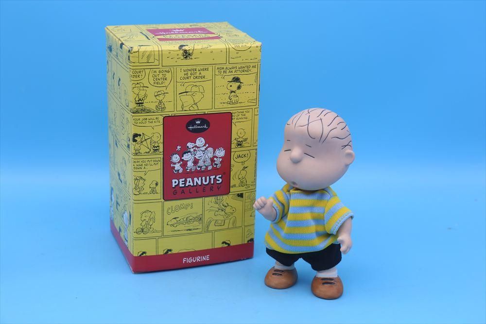 Hallmark Peanuts Gallery LINUS Jointed Porcelain Figurine/ライナス