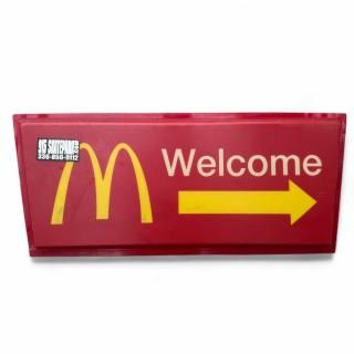 90s McDonald's welcome Sign /ơ /ޥɥʥ