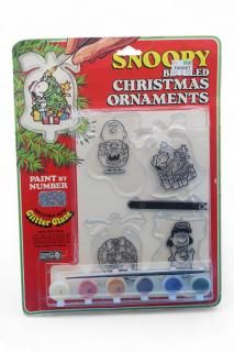 80s PEANUTS スヌーピー “Paint by Number” クリスマスオーナメントキット